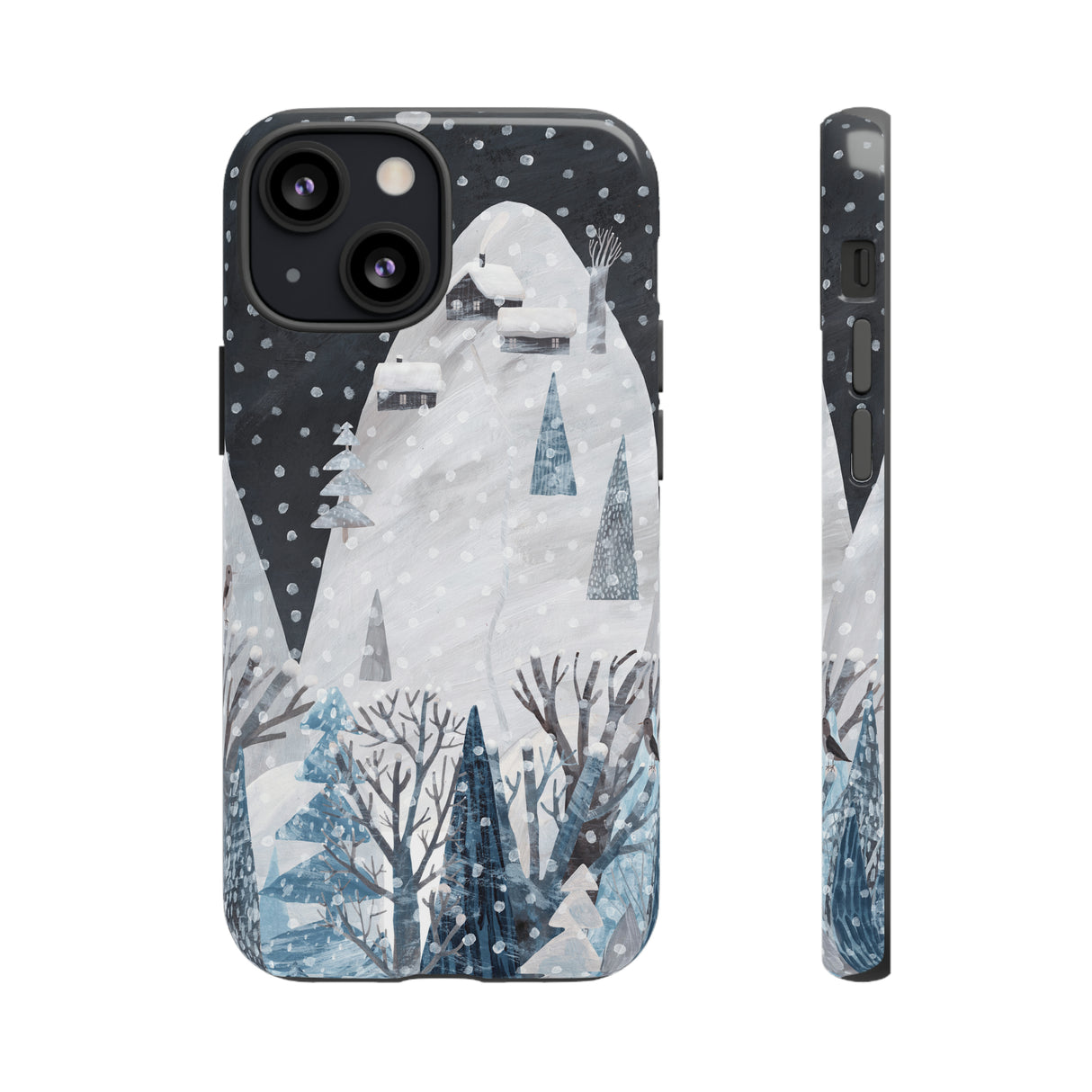 Cute Winter Landscape - Protective Phone Case