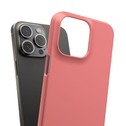 Light Coral iPhone 15 - Slim Phone Case