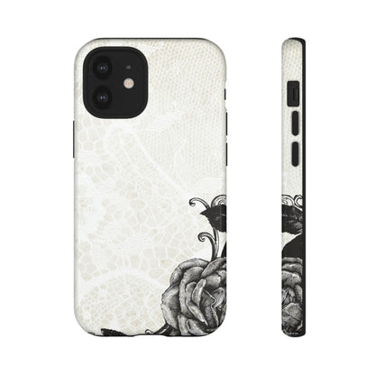 Rosett Gothic Flower - Protective Phone Case