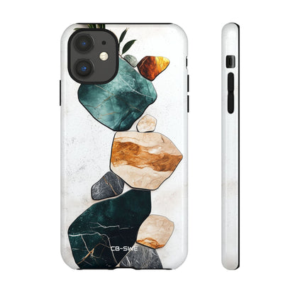 Stone Shapes Embrace - iPhone Case