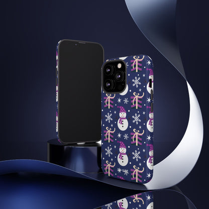 Snowmen Gift Giving - iPhone Case