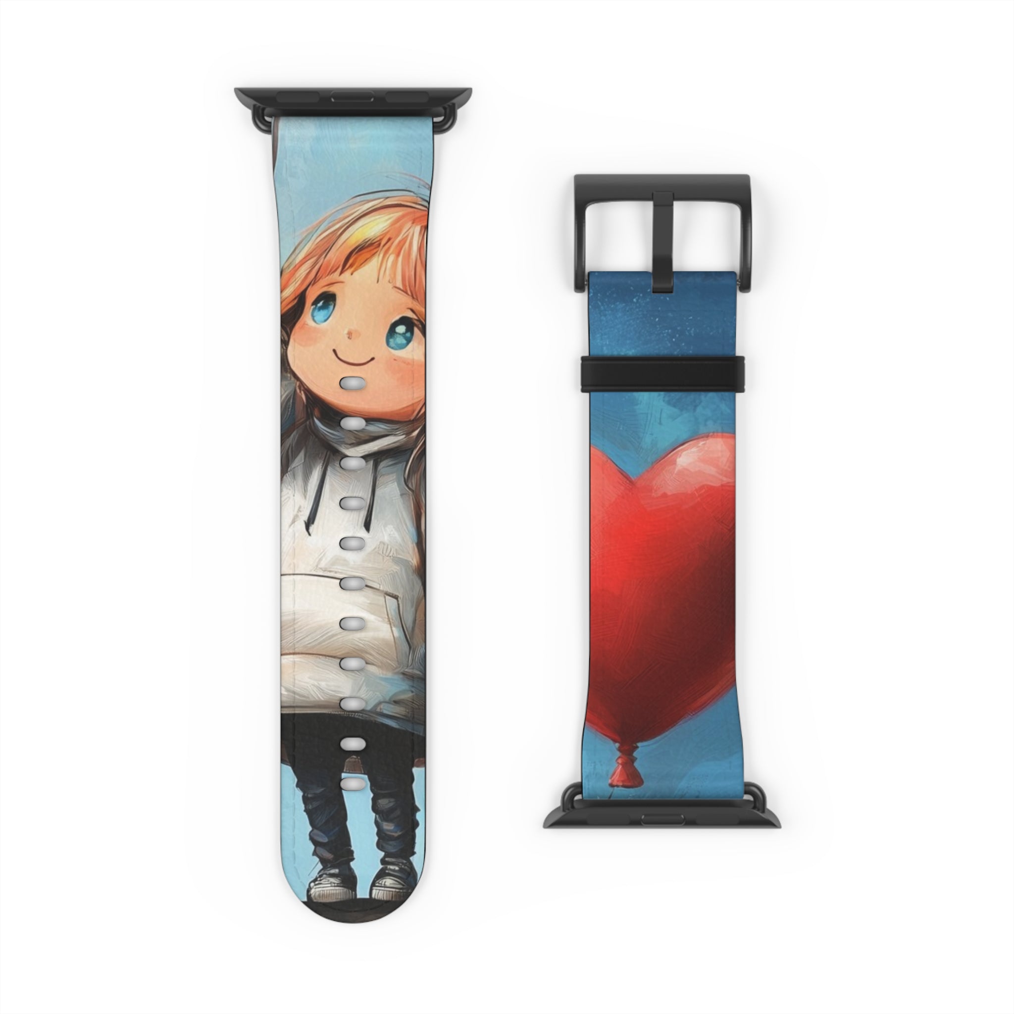 Heart Balloon Glow - Watch Band