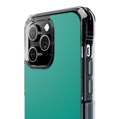 Persian Green - Clear Impact Case for iPhone