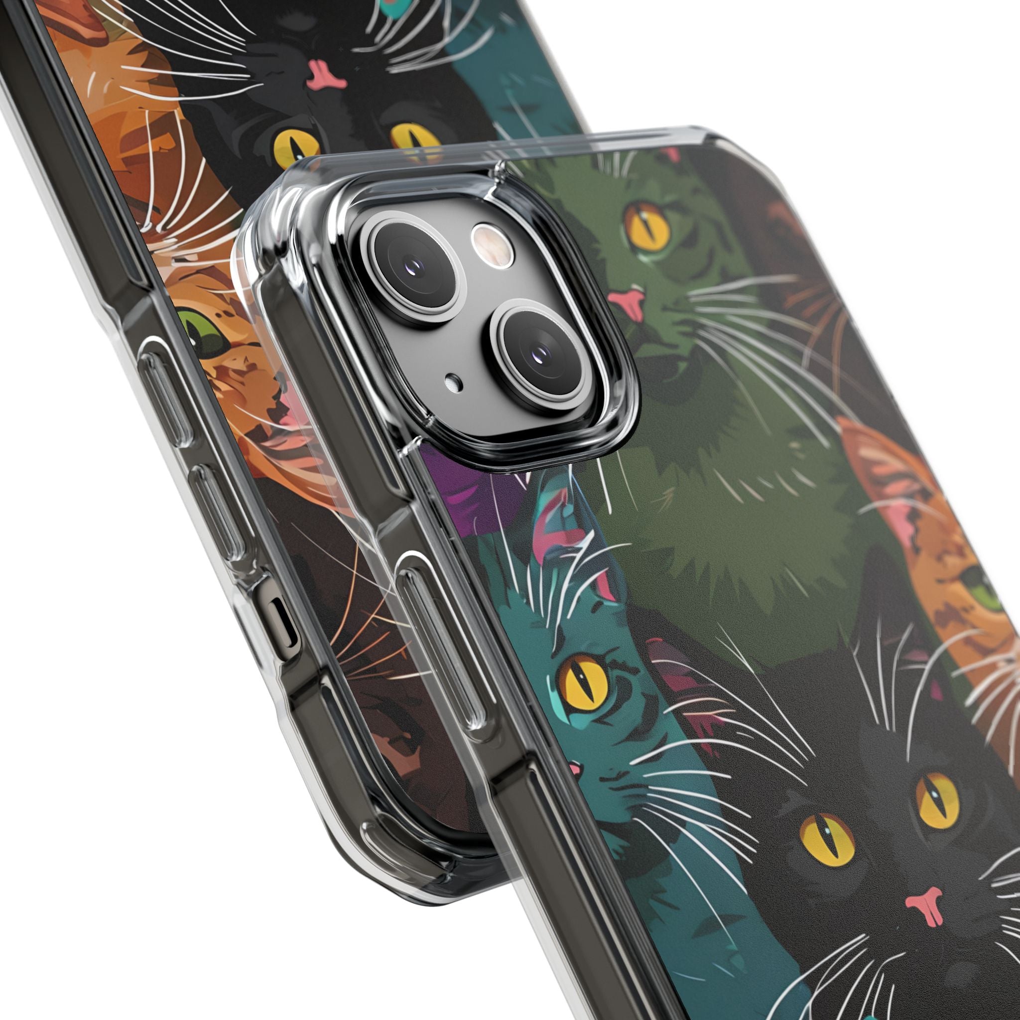 Colorful Cat Charisma iPhone Case - Impact