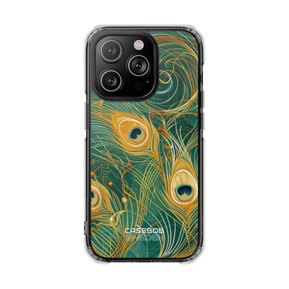 Vibrant Peacock Whirl iPhone 14 - Impact Clear+