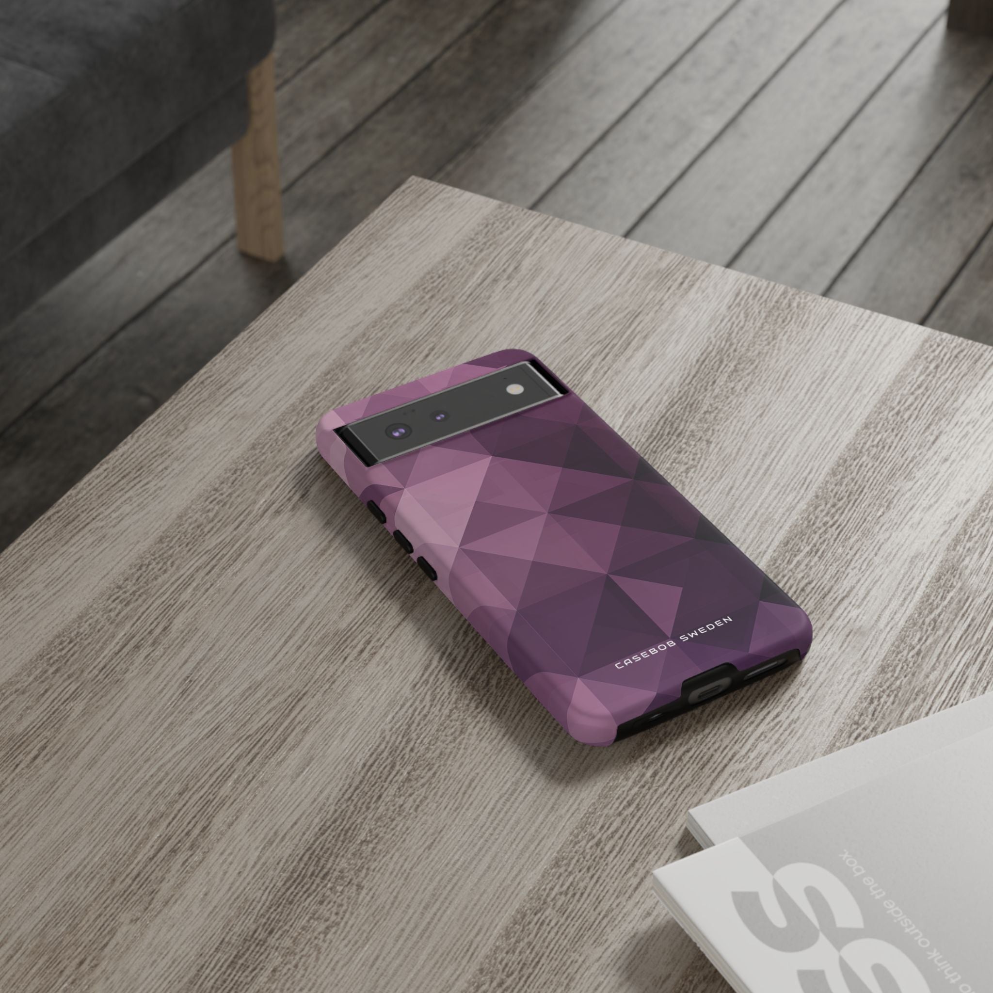 Gradient Purple Mosaic Google Pixel 6 - Tough Phone Case