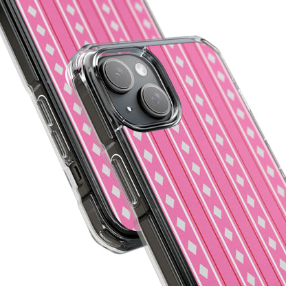 Pink Diamonds Symmetry iPhone Case - Impact