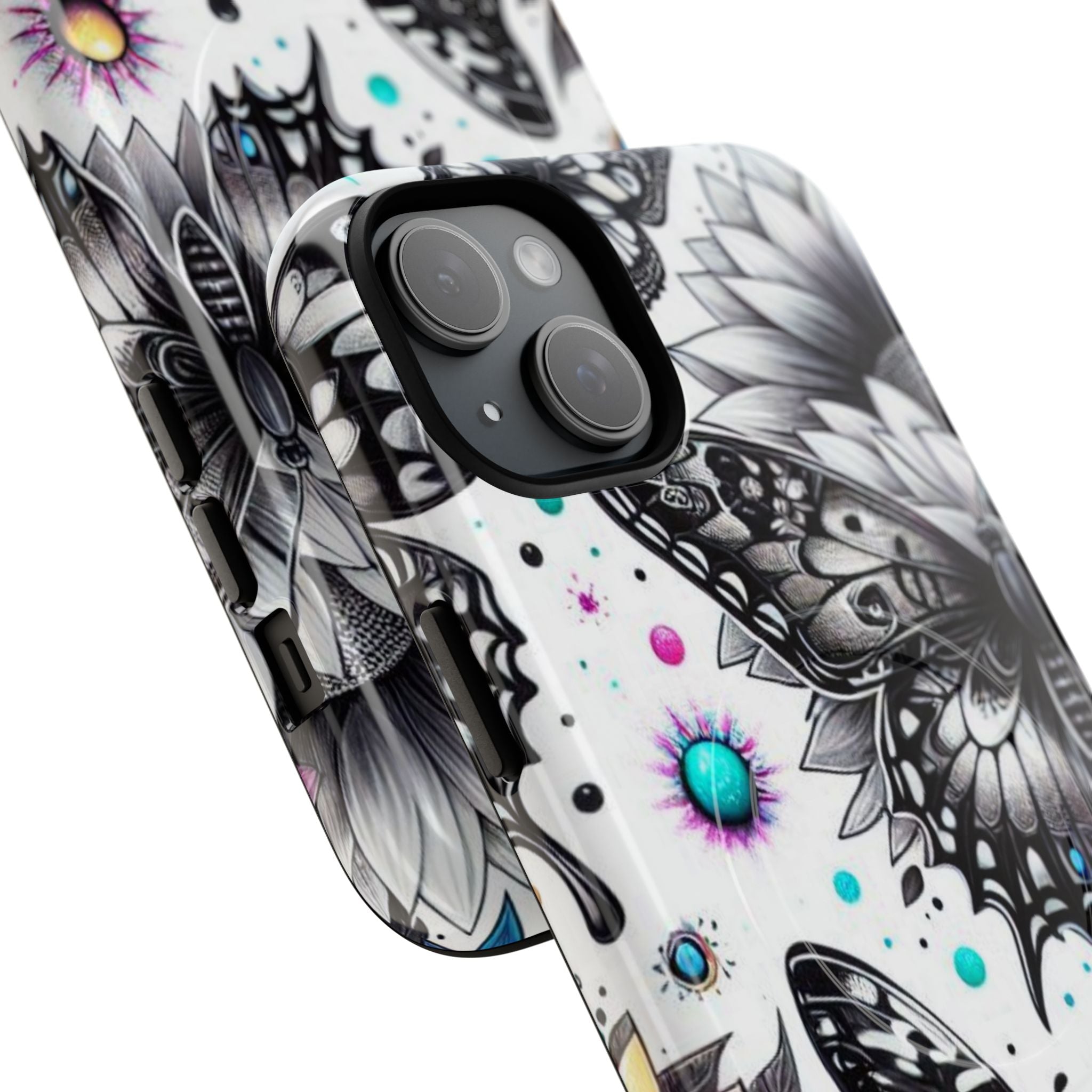 Butterfly Bloom iPhone 15 Plus Case - Tough+