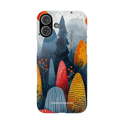 Whimsical Nature - Slim iPhone 16 Phone Case