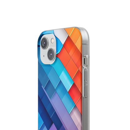 Vibrant GeoFlow iPhone 14 - Flexi Phone Case