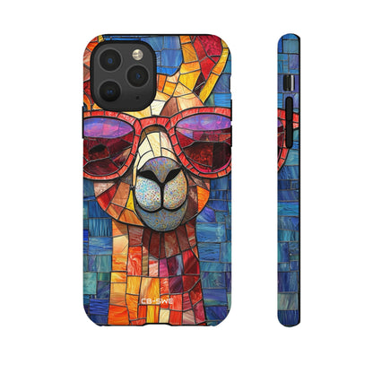 Llama Wears Sunglasses - iPhone Case