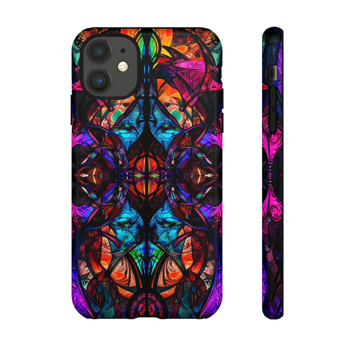 Gothic Stained Glass Splendor - Protective Phone Case