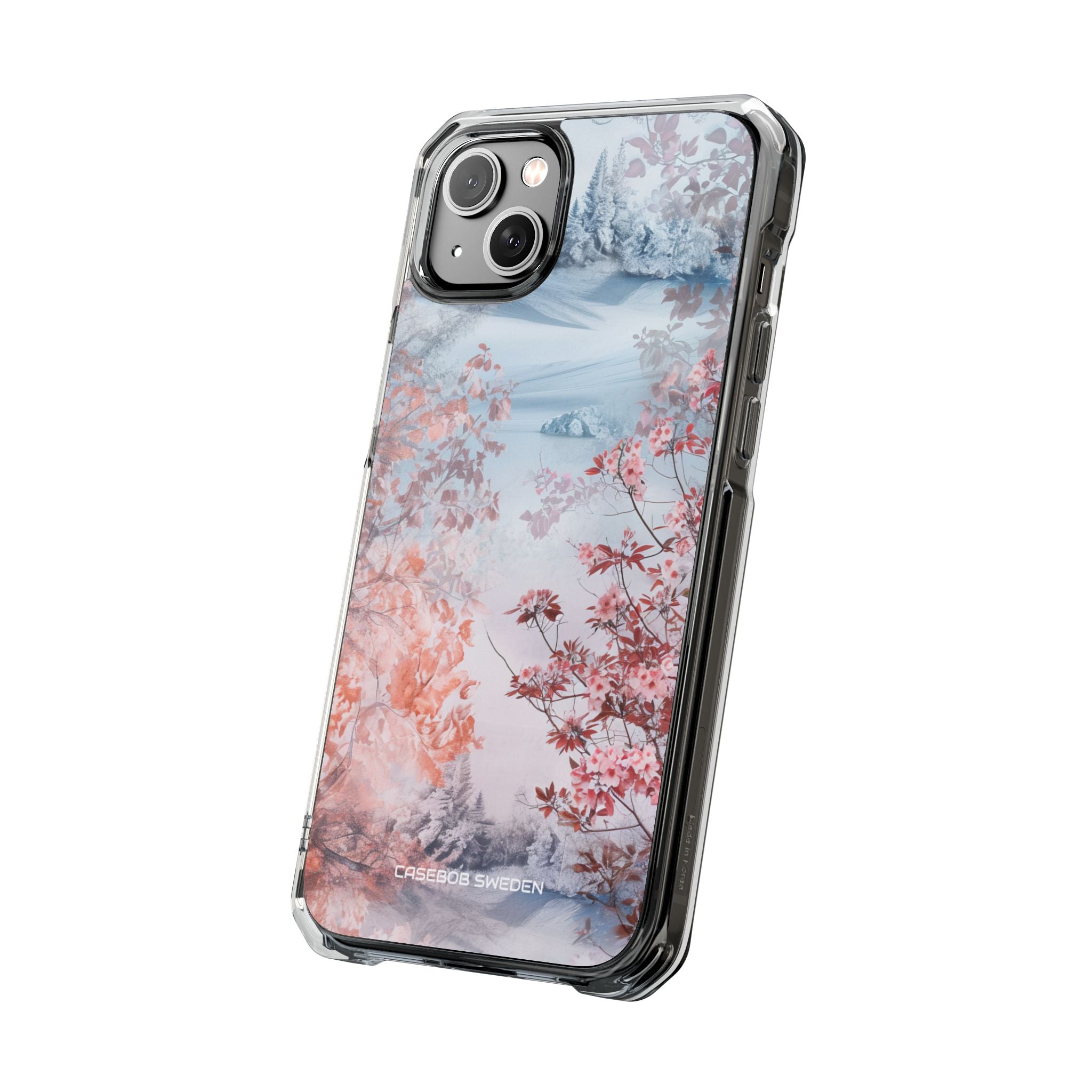 Floral Serenity Case - Clear Impact iPhone 14 Phone Case