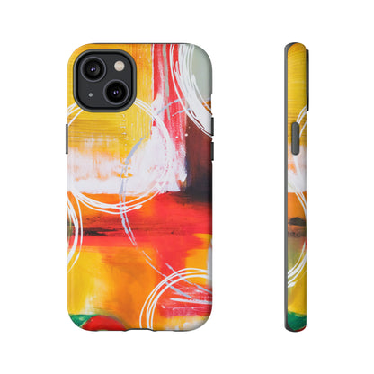 Abstract Yellow - Protective Phone Case