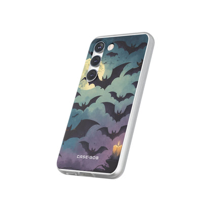 Glowing Bat Swarm Samsung S23 Case - Soft