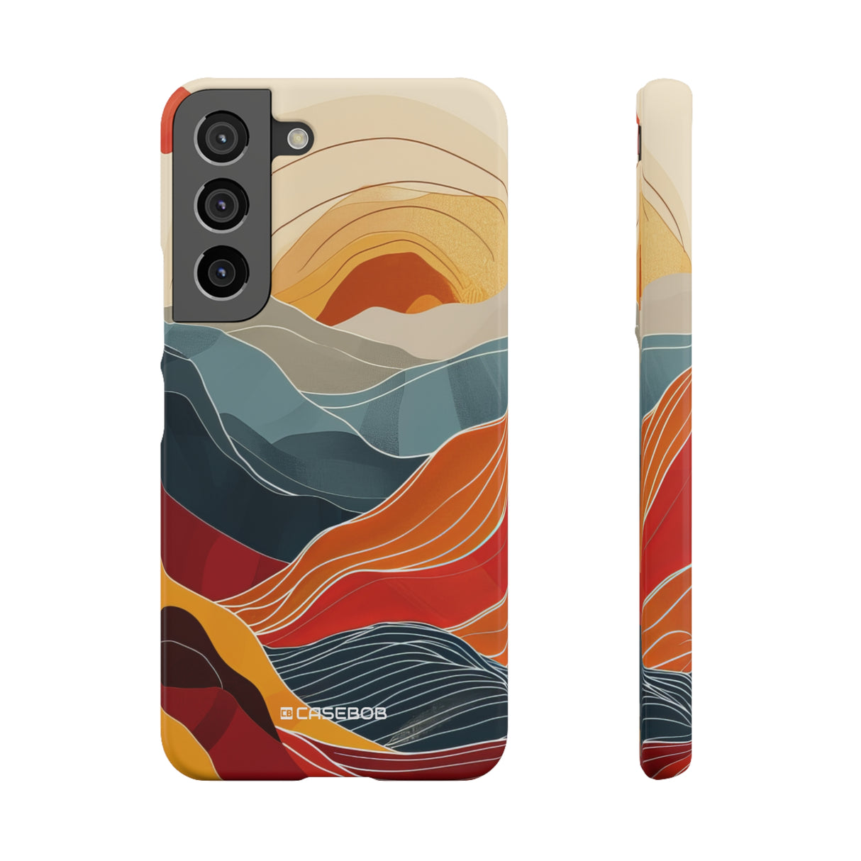 Sunset Waves | Slim Phone Case for Samsung