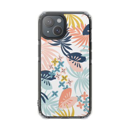 Tropical Foliage Blooms iPhone Case - Impact