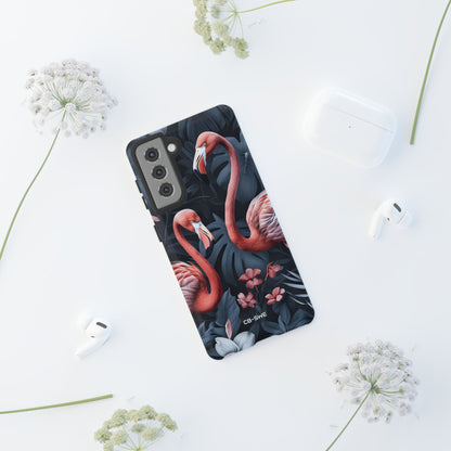 Flamingos Embrace Nature - Samsung Case