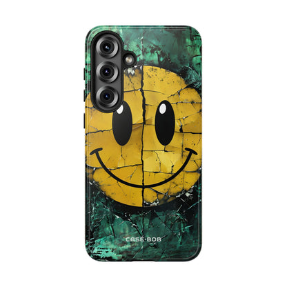 Cracked Smiley Samsung S25 Plus Case - Tough