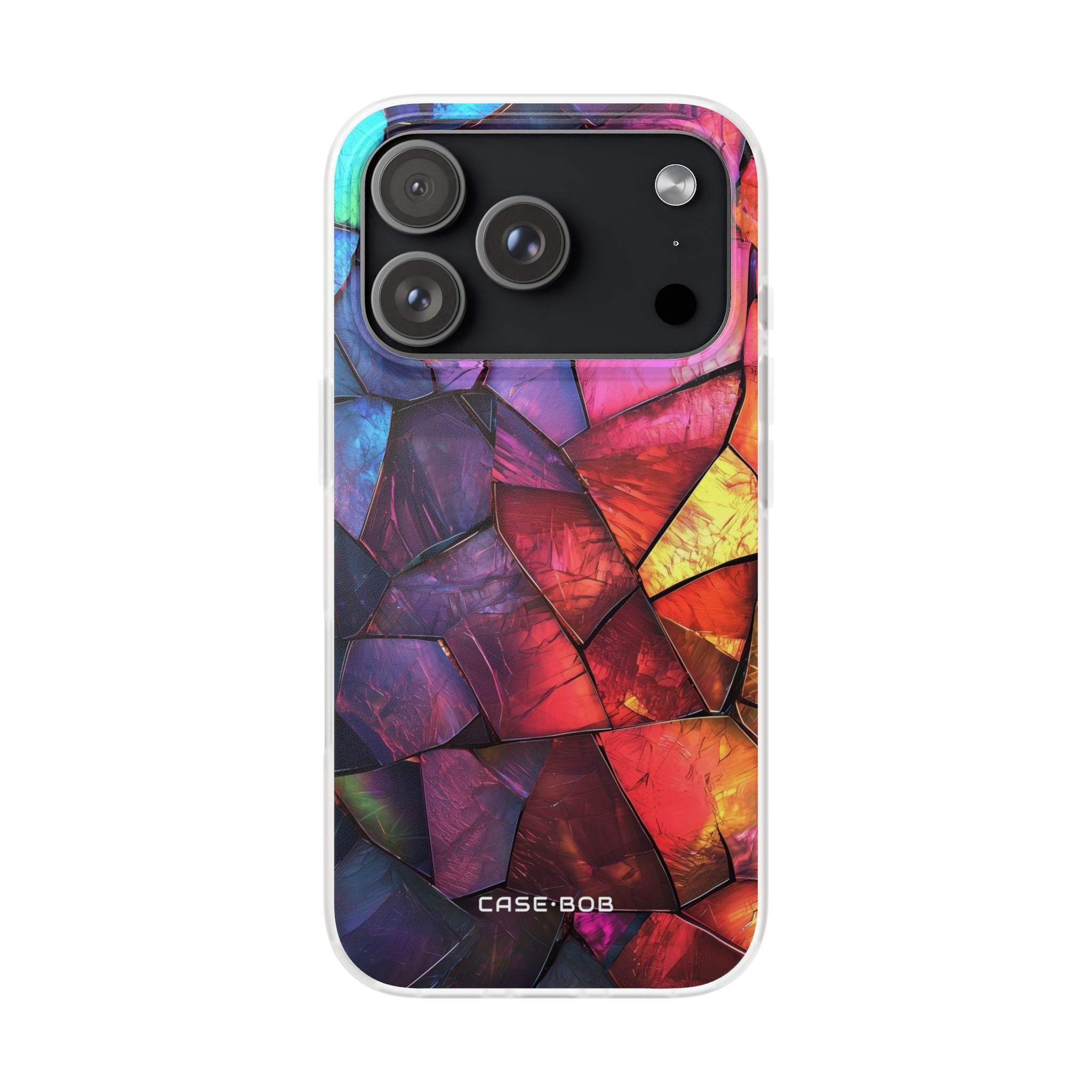 Cracked Prism iPhone 17 Pro Case - Soft