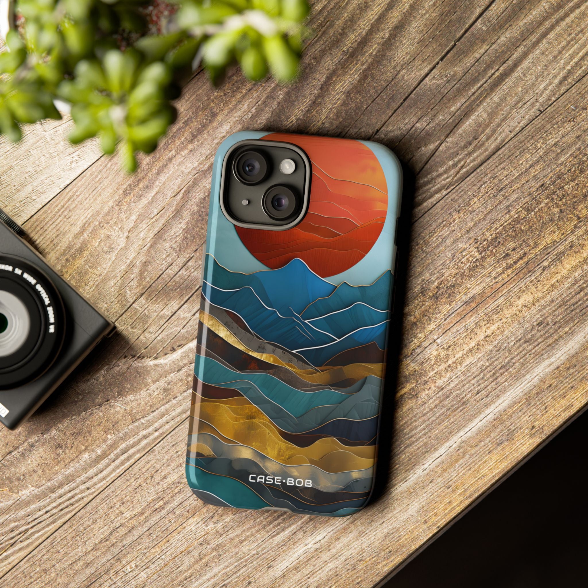 Solar Peak iPhone 15 Case - Tough