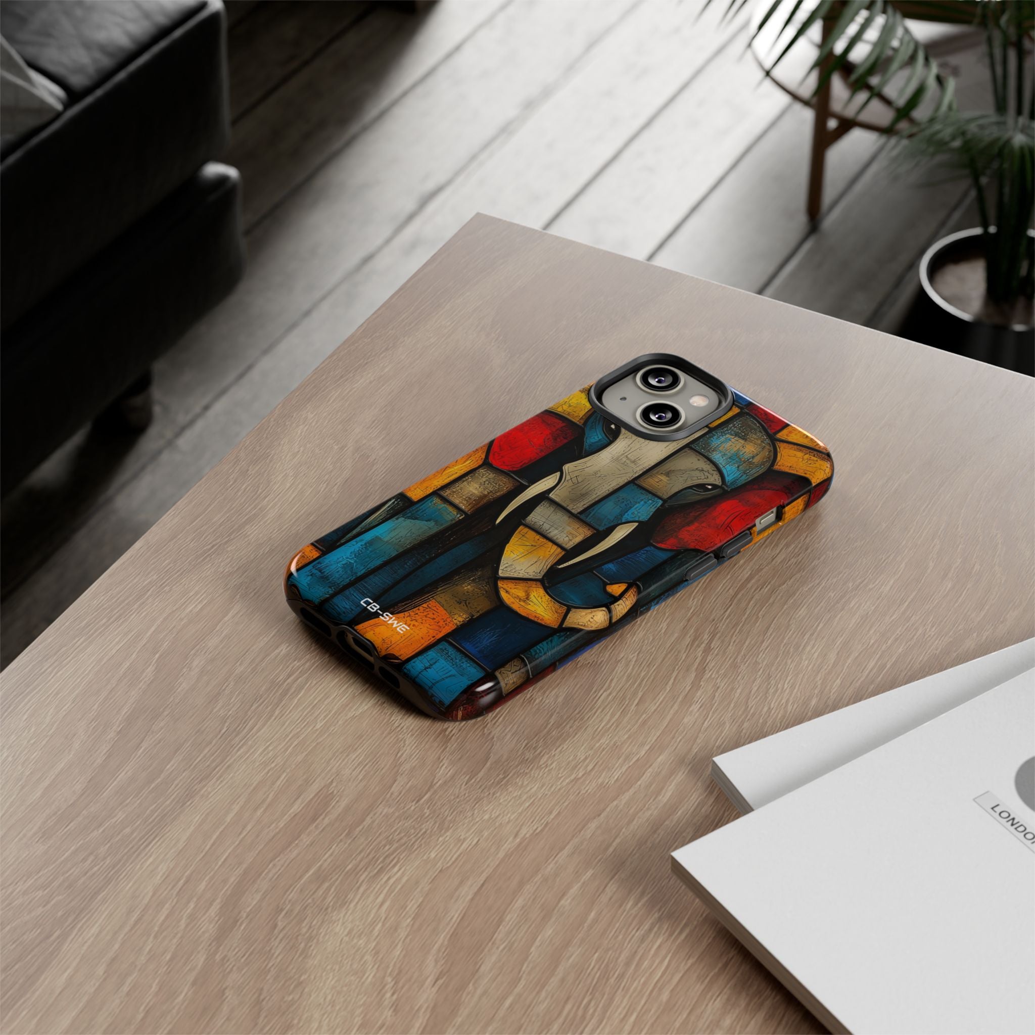 Elephant Shapes Dance - iPhone Case