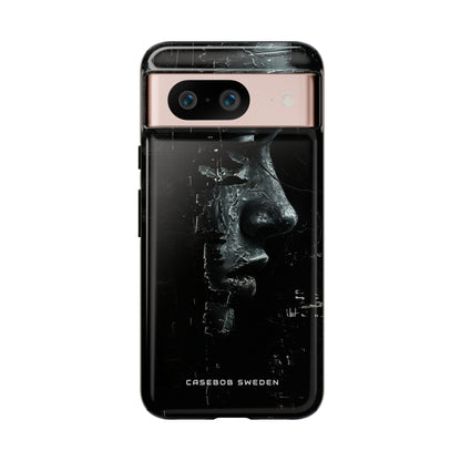 Monochrome Bloom Google Pixel 8 - Tough Phone Case