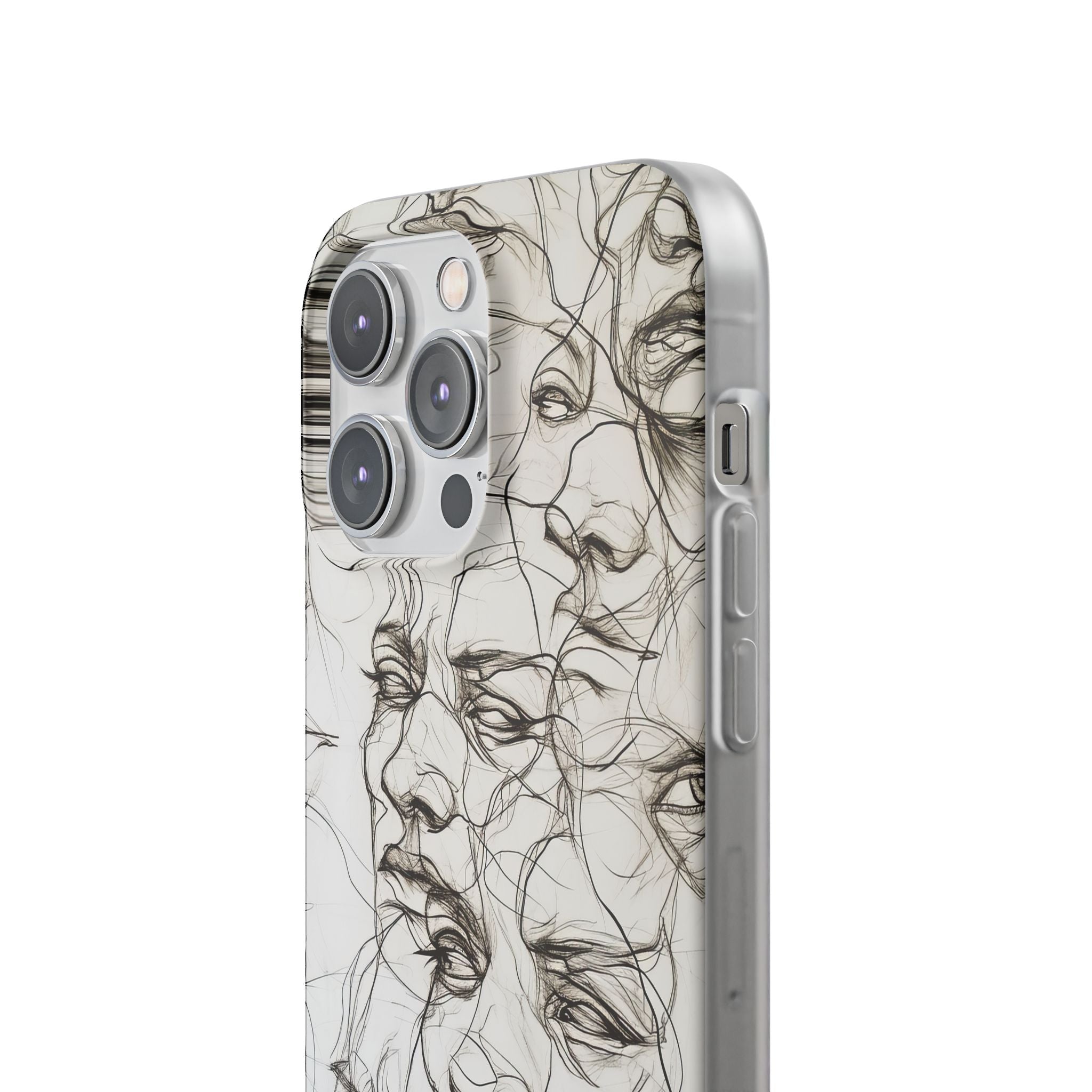 Ethereal Faces | Flexible Phone Case for iPhone