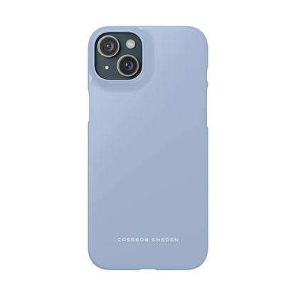 Light Steel Blue iPhone 15 - Slim Phone Case