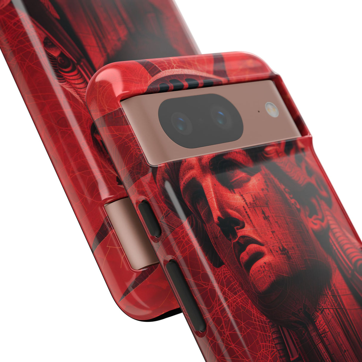 Red Liberty Revolution | Protective Phone Case for Google Pixel