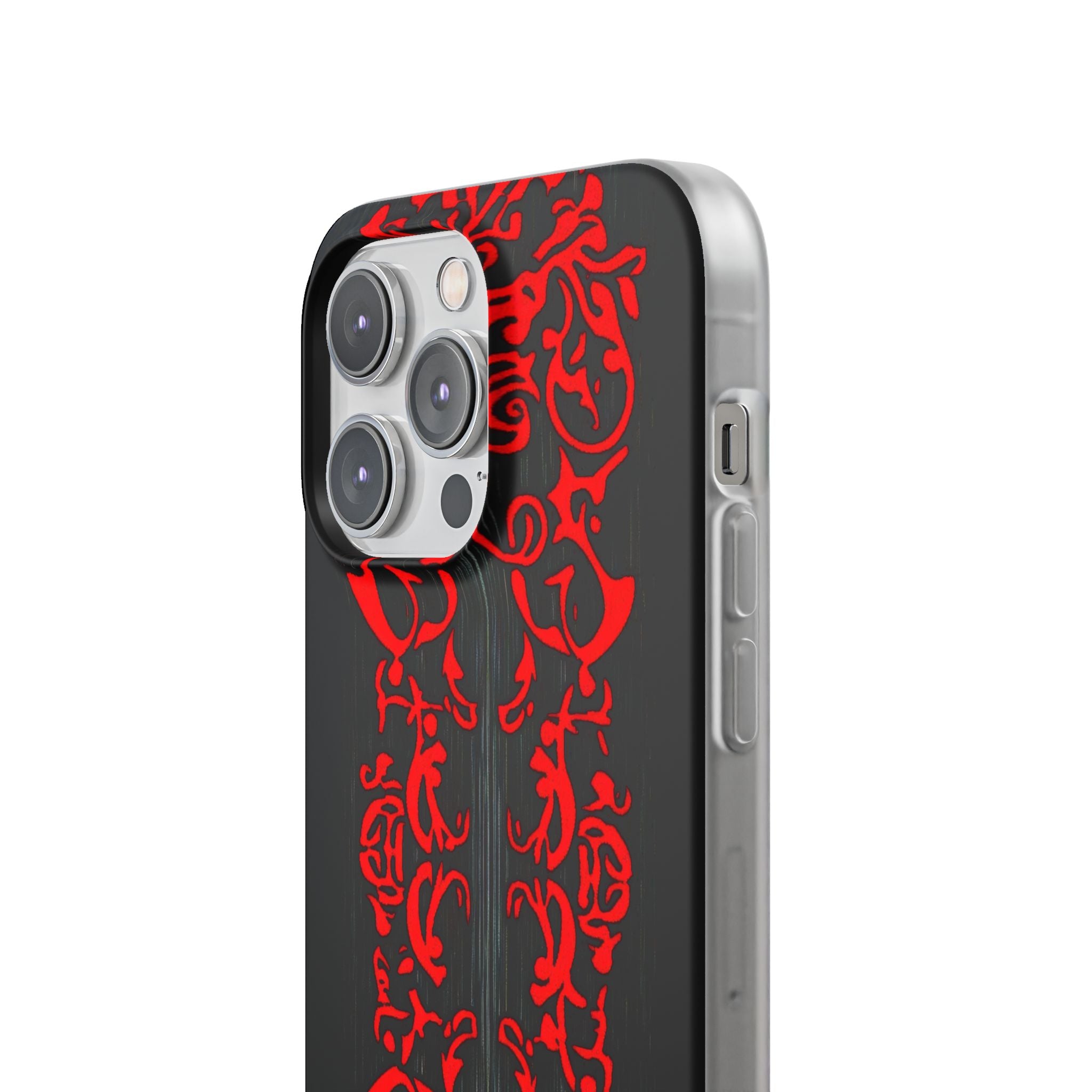 Gothic Crimson Symmetry iPhone 14 - Flexi Phone Case