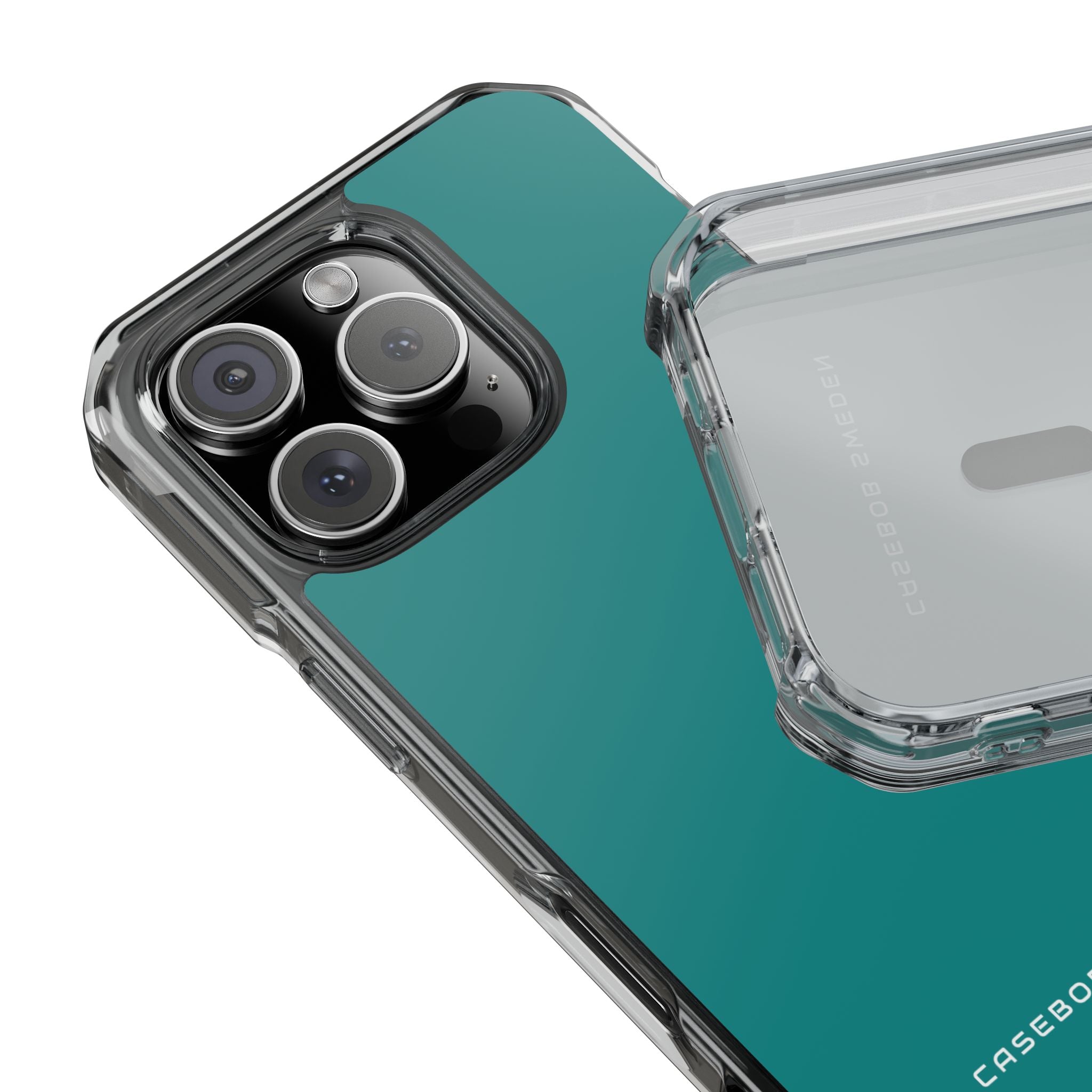 Dark Cyan iPhone 16 - Clear Impact Phone Case