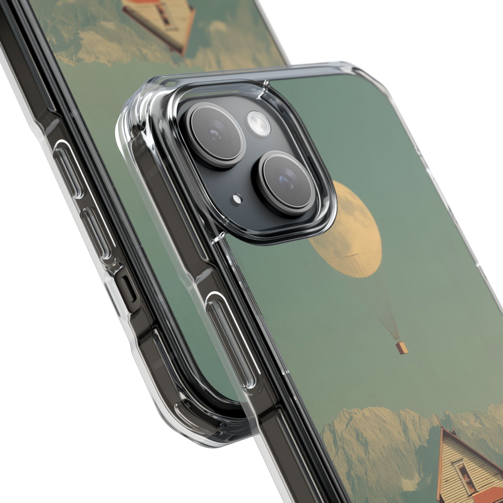 Moon Hovers Low iPhone Case - Impact