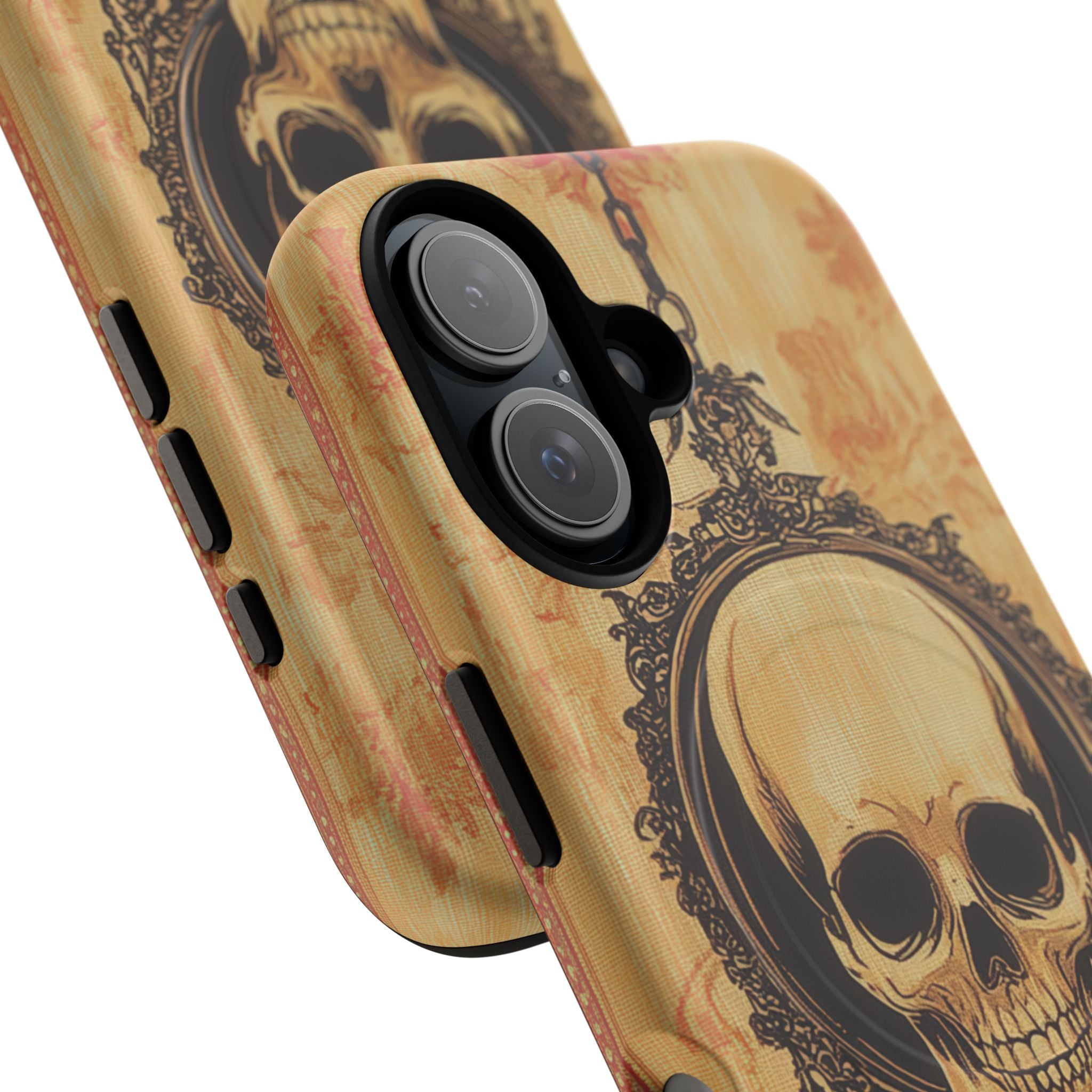 Gothic Skull Elegance iPhone 16 Tough+ Handyhülle