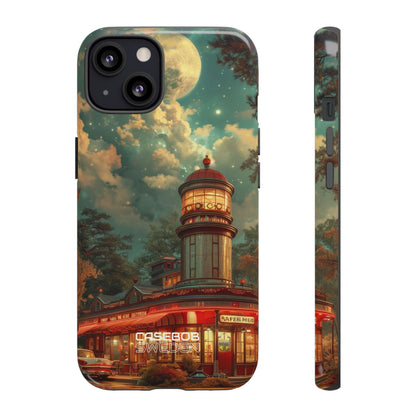 Retro Moonlight Cafe iPhone 13 - Tough