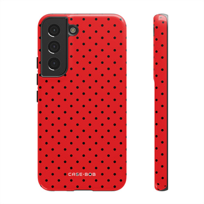 Crimson Dot Matrix Samsung S22 Case - Tough