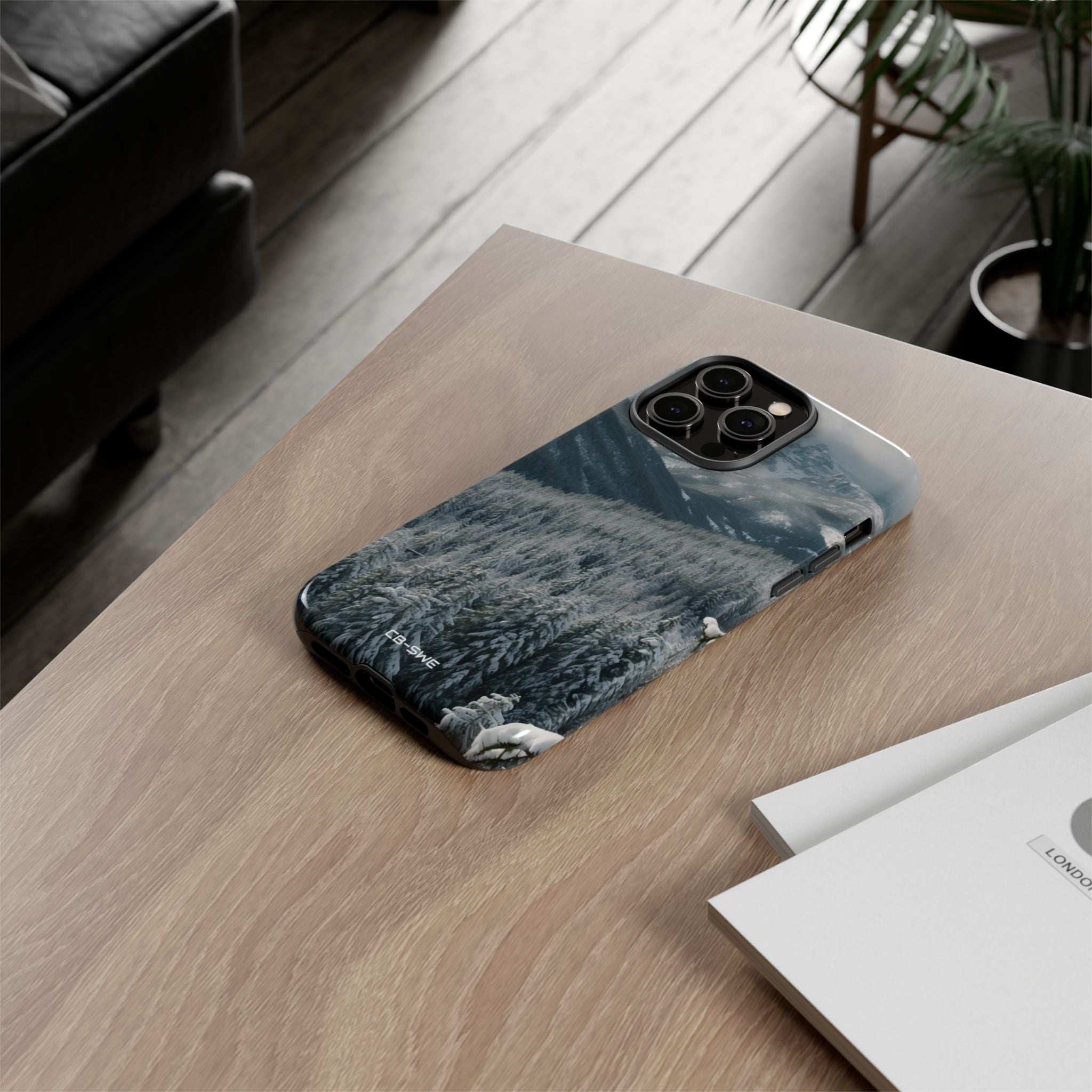 Snow Covers Peaks - iPhone Case
