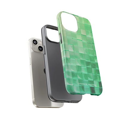 Gradient Verdegrid iPhone 14 - Tough Phone Case