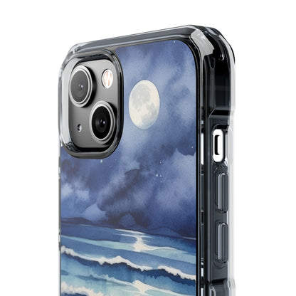 Moonlight Reflects Waves iPhone Case - Impact