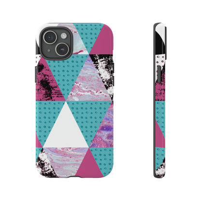 Grunge Triangles - Protective Phone Case