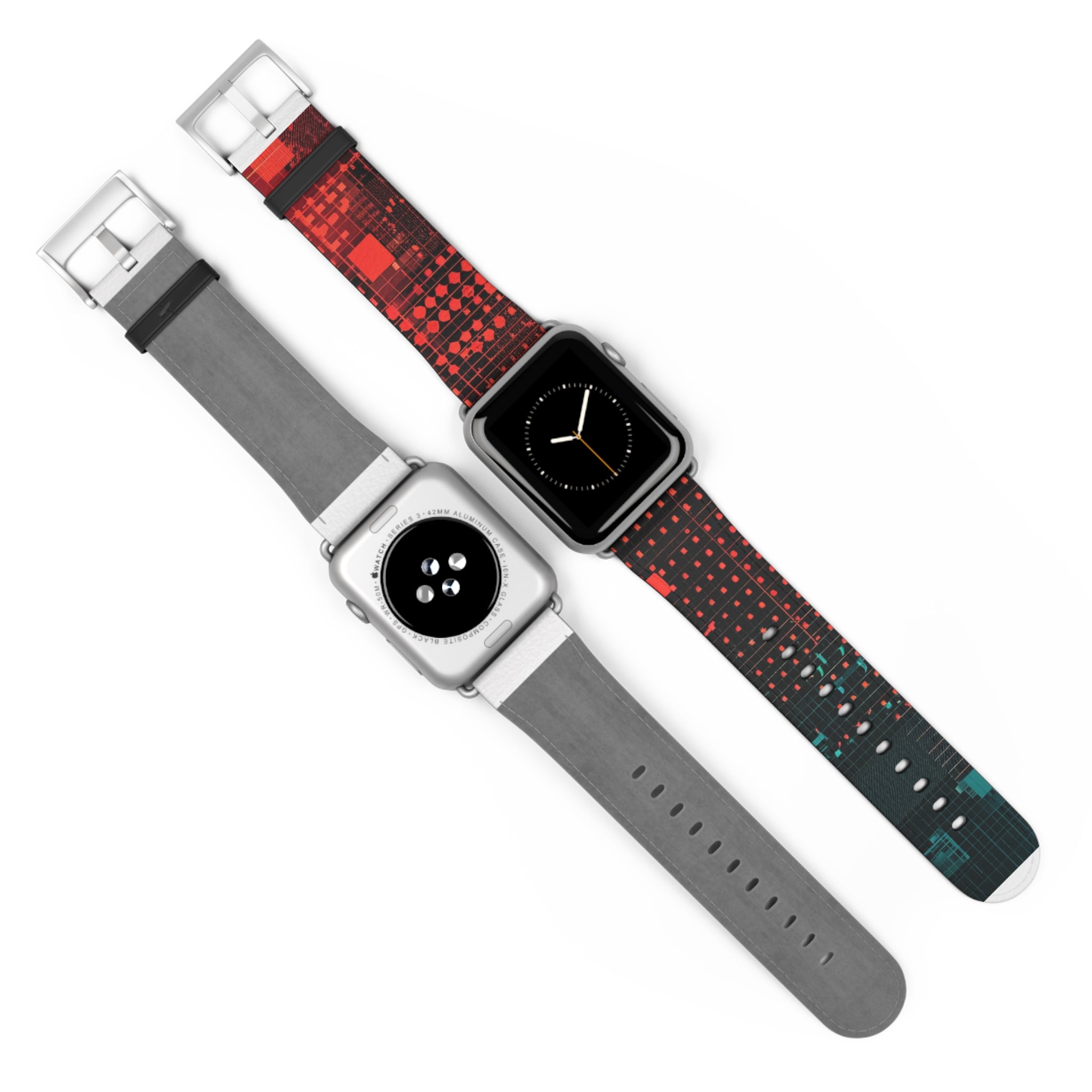 Crimson Circuit - Watch Band