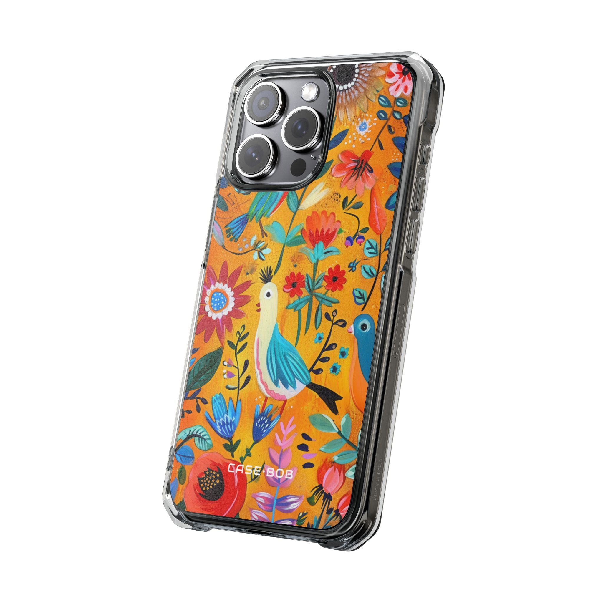 Colorful Birds Bloom iPhone 15 Pro Max Case - Impact