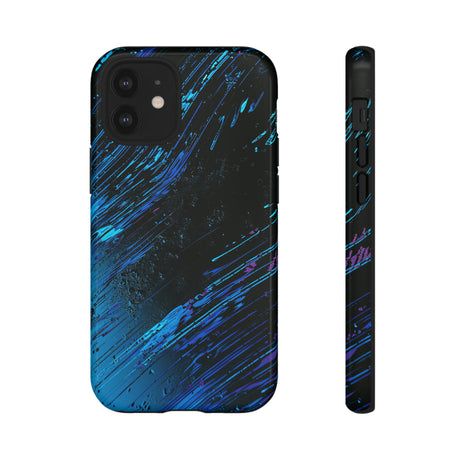 Cyber Stream: Digital Gradient - Protective Phone Case