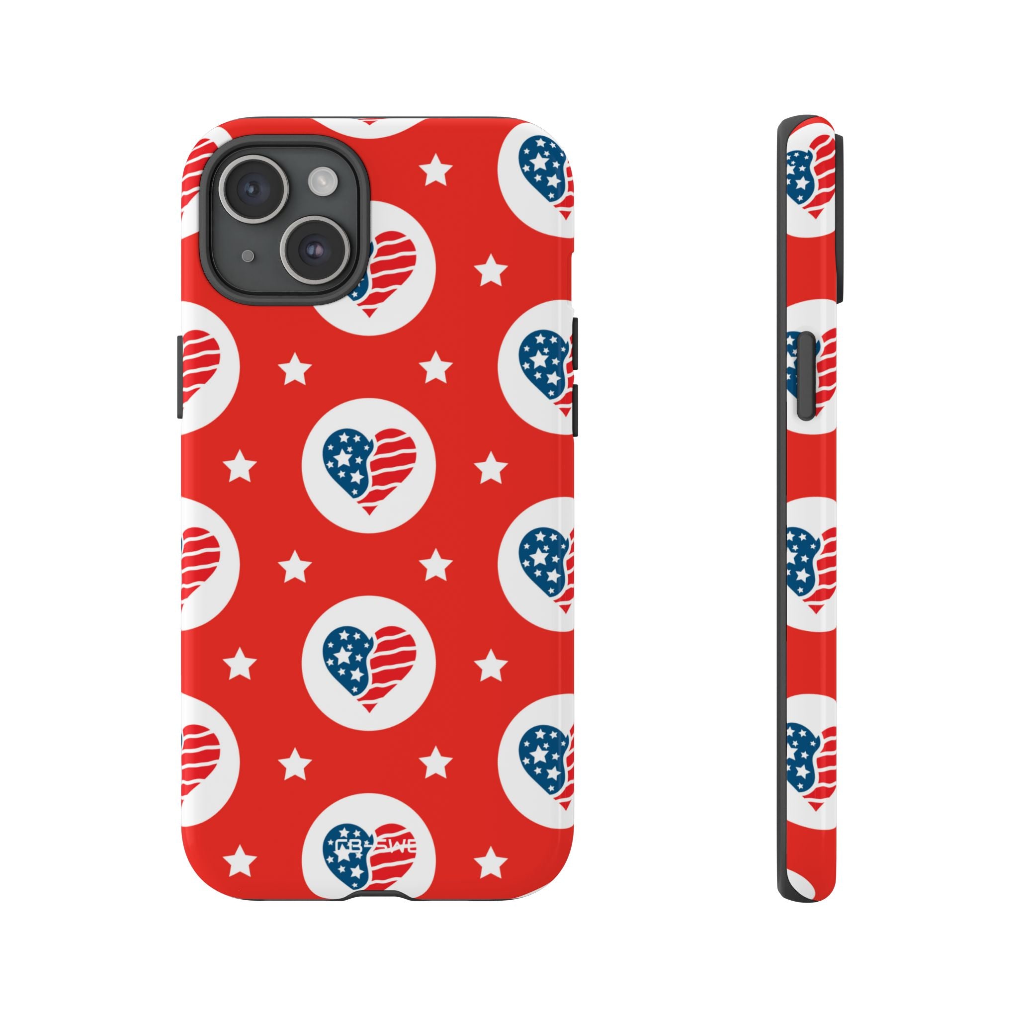 Hearts Celebrate Freedom - iPhone Case