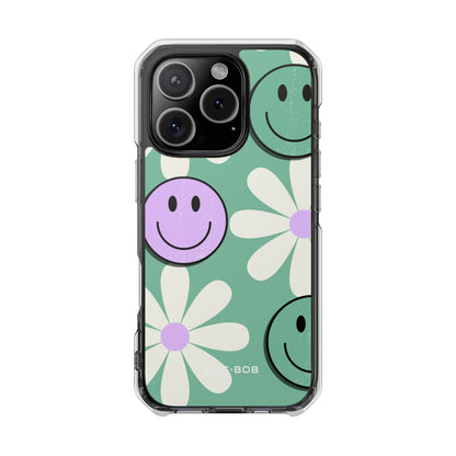 Smiley Daisy Glow iPhone 16 Pro Case - Impact