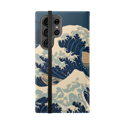 Cresting Navy Wave - Samsung S23 Ultra Case - Wallet