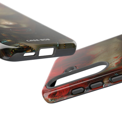 Red Spike Gaze Samsung S25 Case - Tough