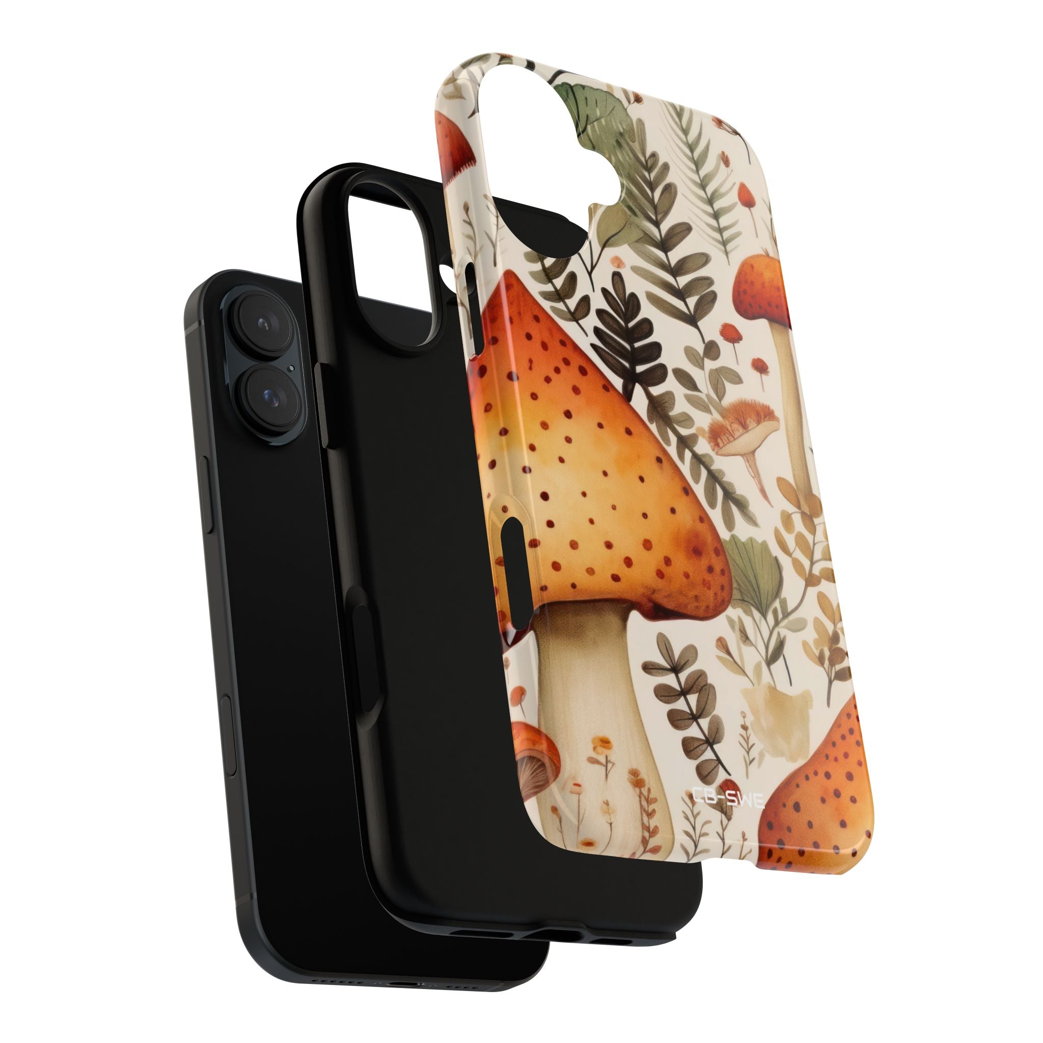 Mushrooms Sprout Cheerfully - iPhone Case
