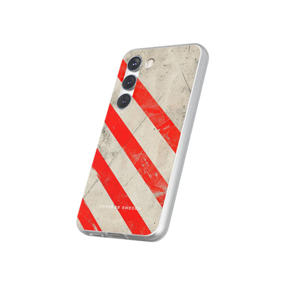 Striker Crimson Stripes Samsung S23 - Flexi Phone Case