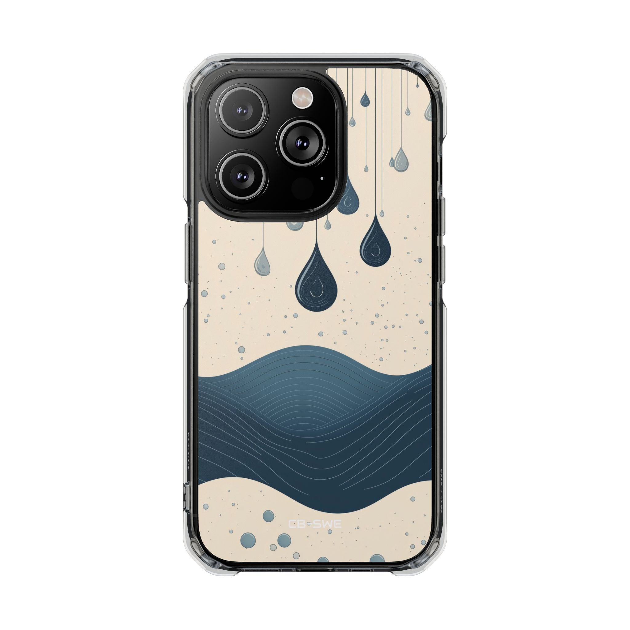 Gentle Waves Flow iPhone Case - Impact